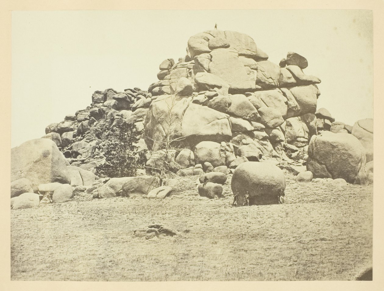Skull Rock, (Granito) Sherman Station, Montañas Laramie de Andrew Joseph Russell