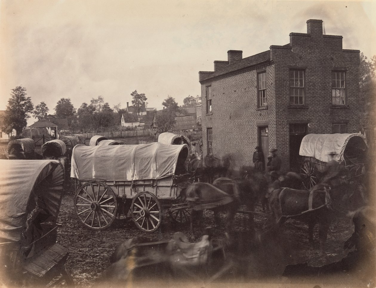 Escena callejera, Culpeper, Virginia de Andrew Joseph Russell