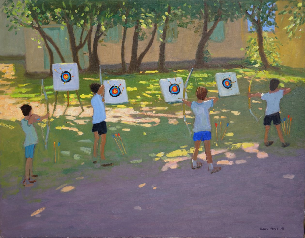 Práctica de Tiro con Arco, Francia de Andrew Macara