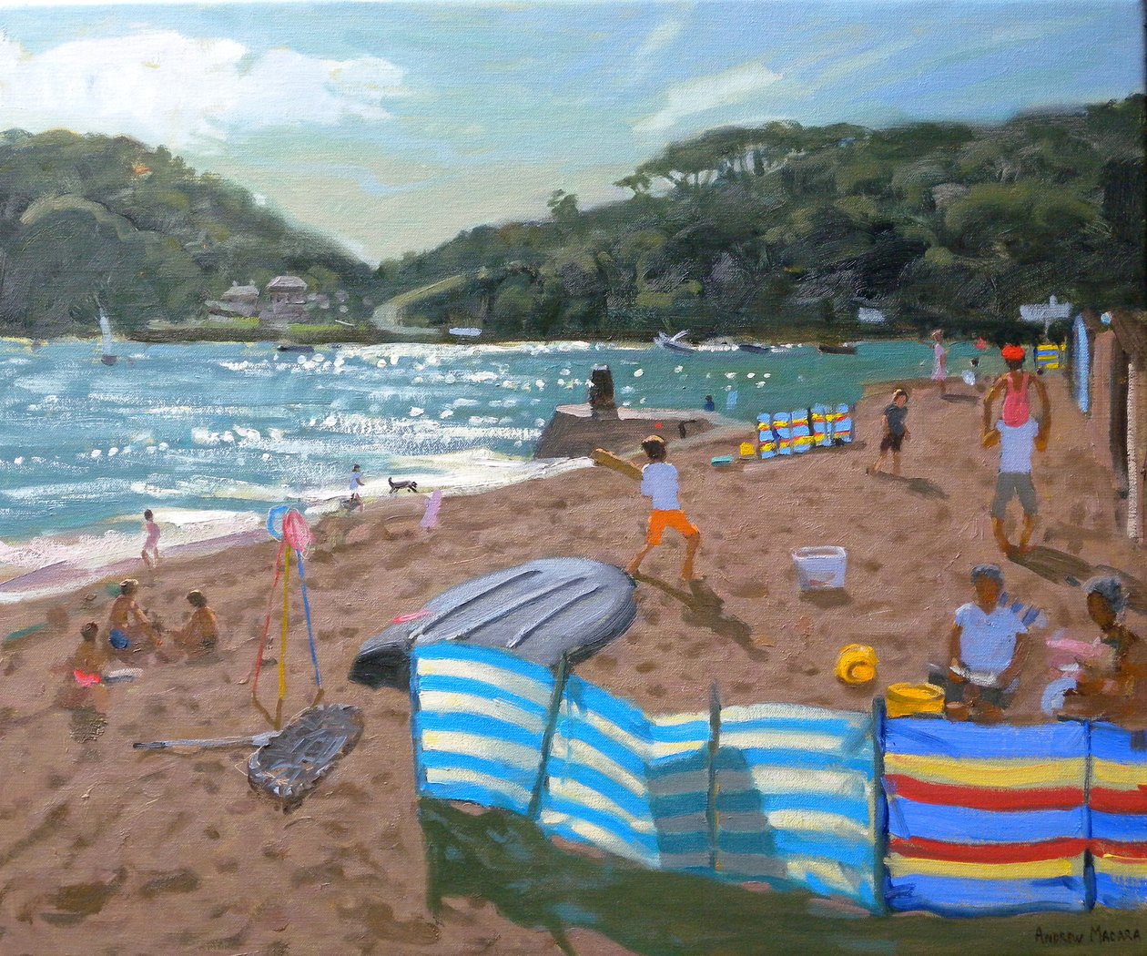 Cricket, 2010 (óleo sobre lienzo) de Andrew Macara
