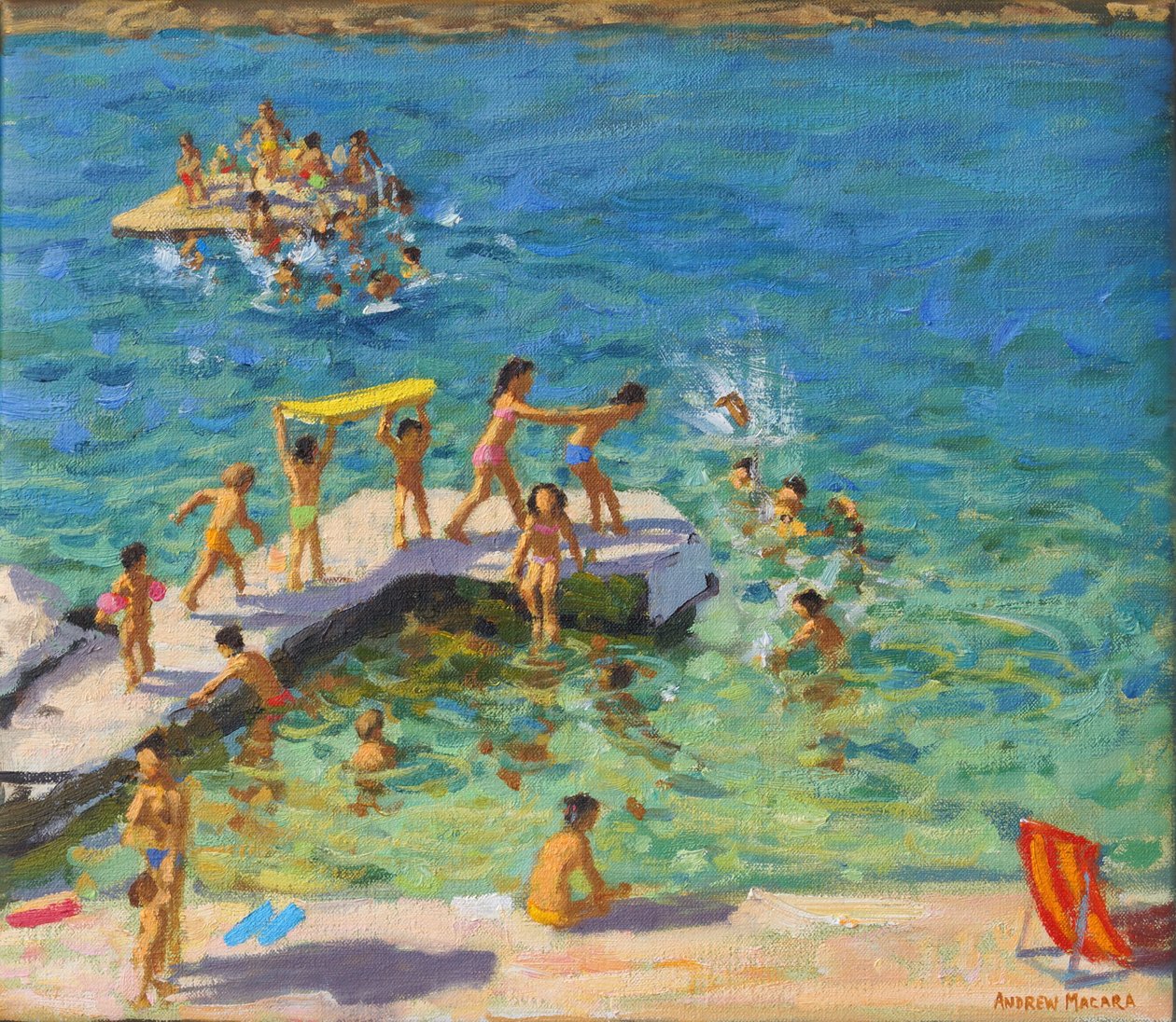 Diversión en el Mar, Rovinj, Croacia, 2019 de Andrew Macara