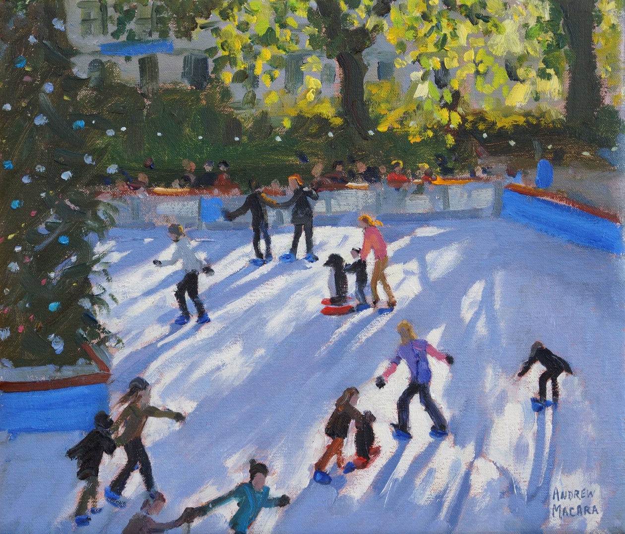 Patinaje sobre hielo, Museo de Historia Natural, 2014 de Andrew Macara
