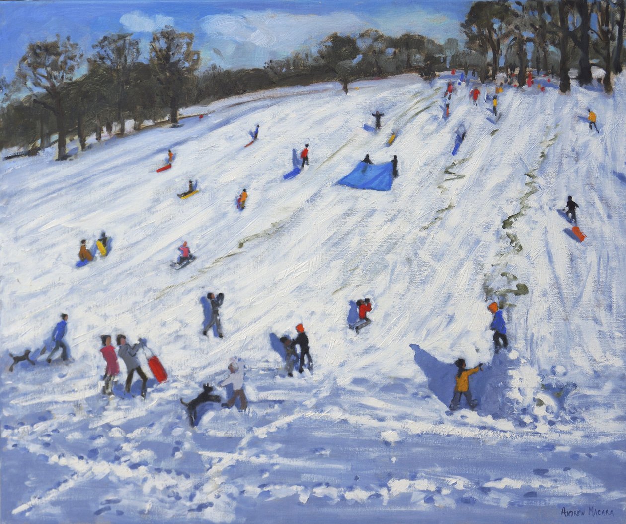 Gran muñeco de nieve, Chatsworth, 2012 de Andrew Macara