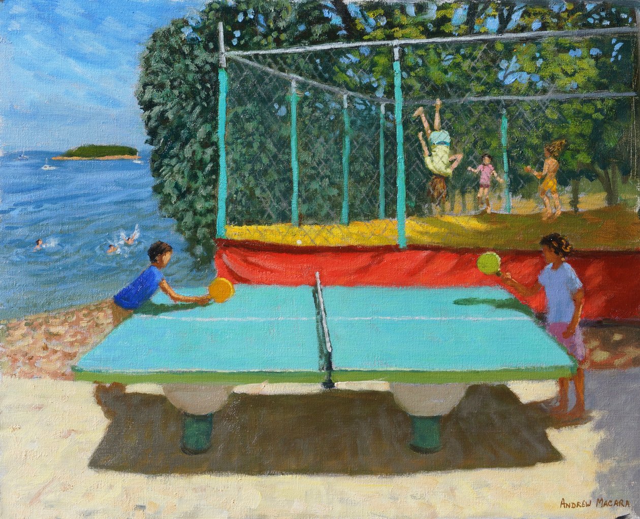 Ping Pong, Vrsar, Croacia, 2022 de Andrew Macara