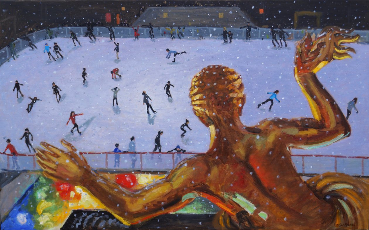 Prometeo, Rockefeller Ice Rink, Nueva York de Andrew Macara