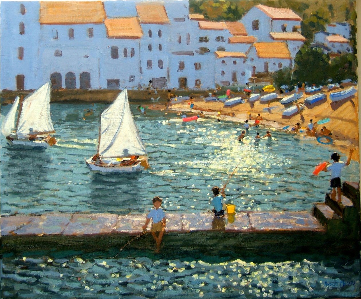 Veleros, Cadaqués, Costa Brava, 2013 de Andrew Macara