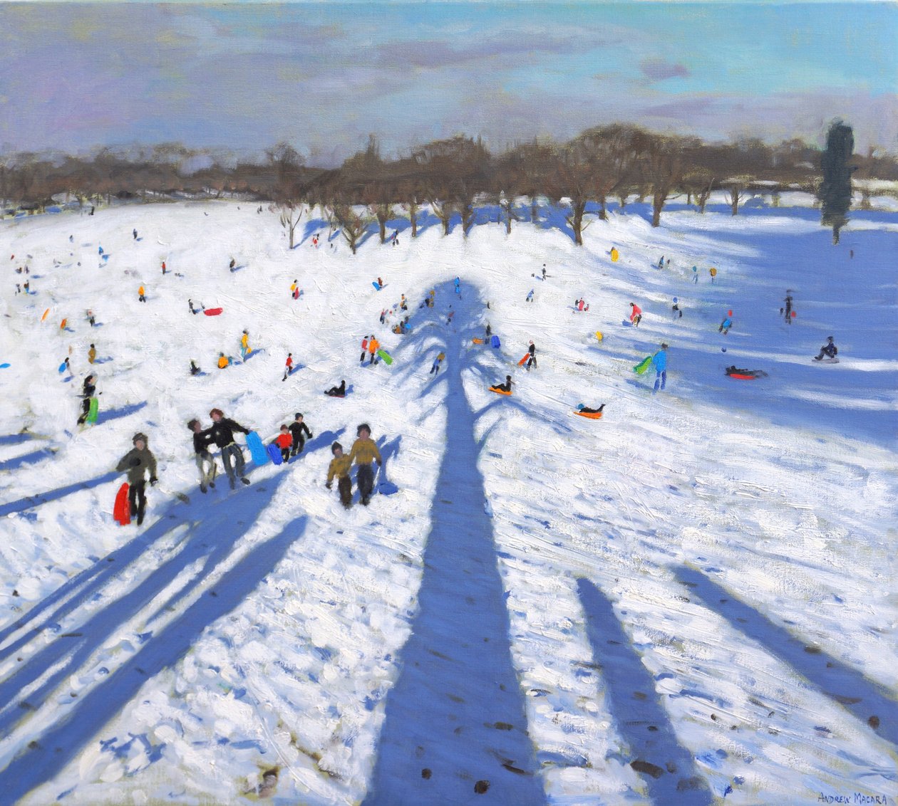 Trineo, Wollaton Park, 2017 de Andrew Macara