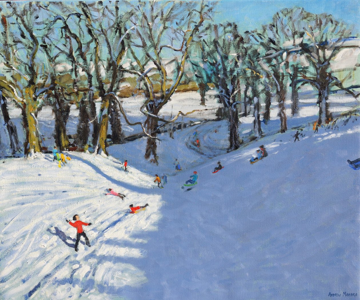 Invierno, Rowsley, Derbyshire, 2014 de Andrew Macara