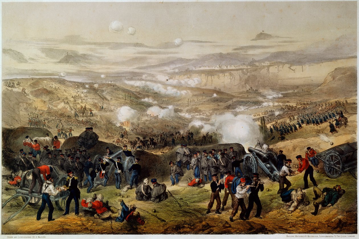 La batalla de Inkerman el 5 de noviembre de 1854, 1855 de Andrew Maclure
