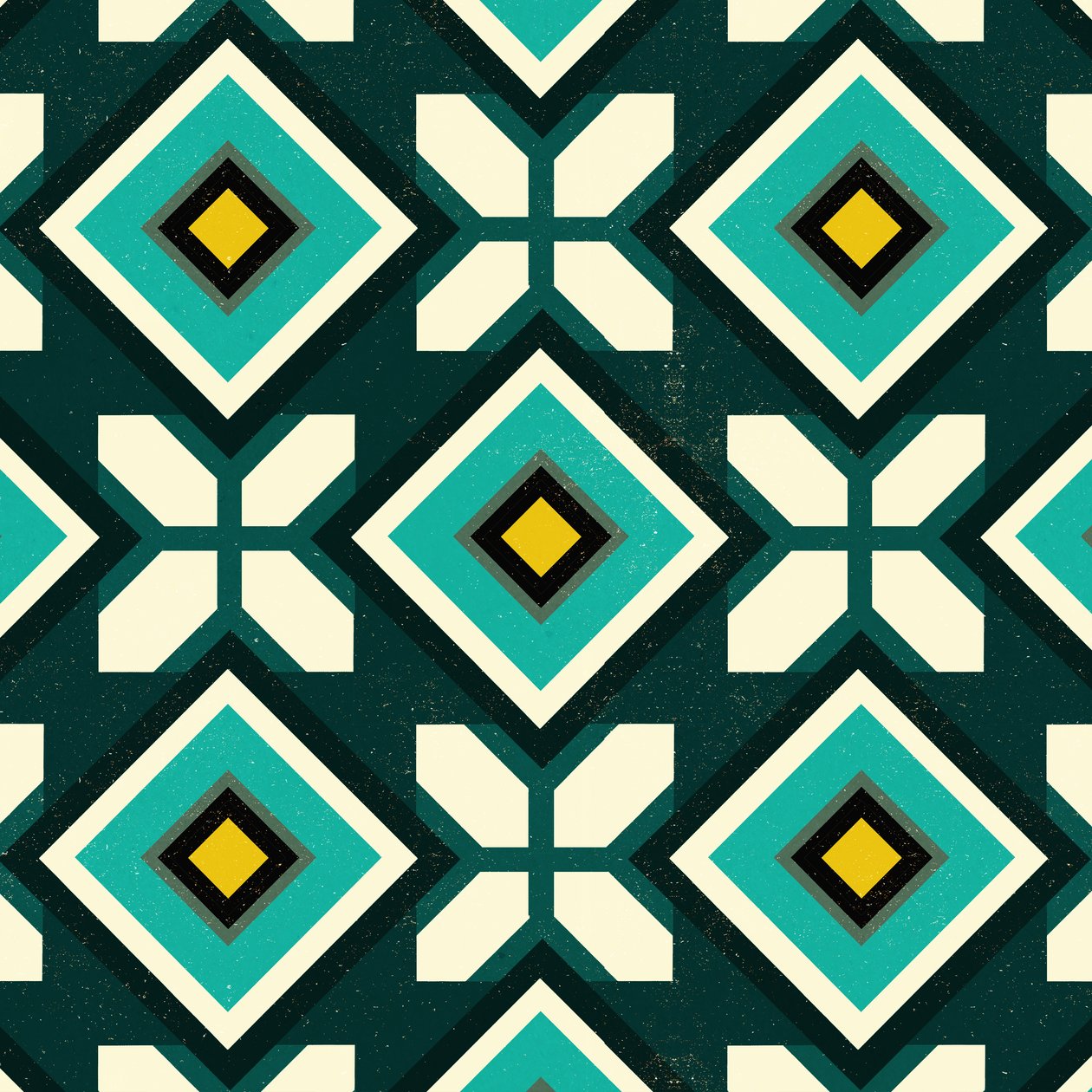 Azulejo español verde de Andrew Watson