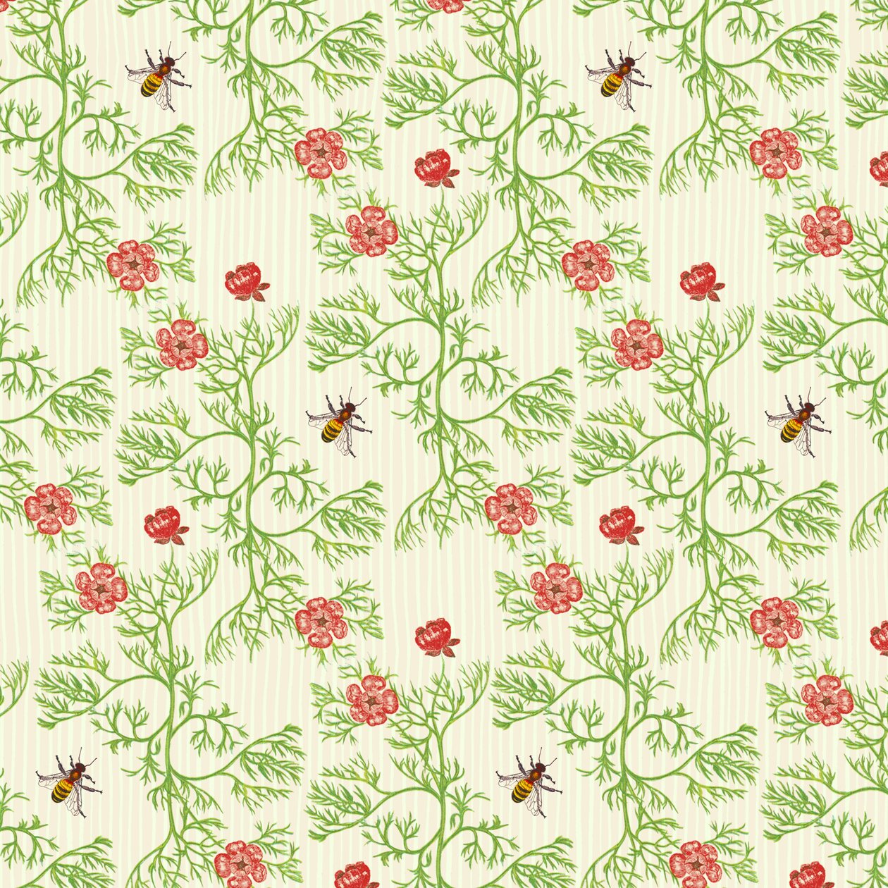 Floral de abeja, 2017 de Andrew Watson