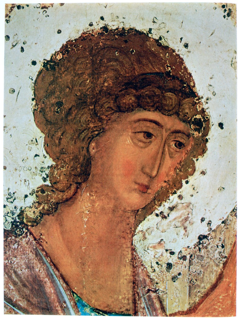 La Trinidad de Roublev (detalle), c. 1411 de Andrey Rublyov