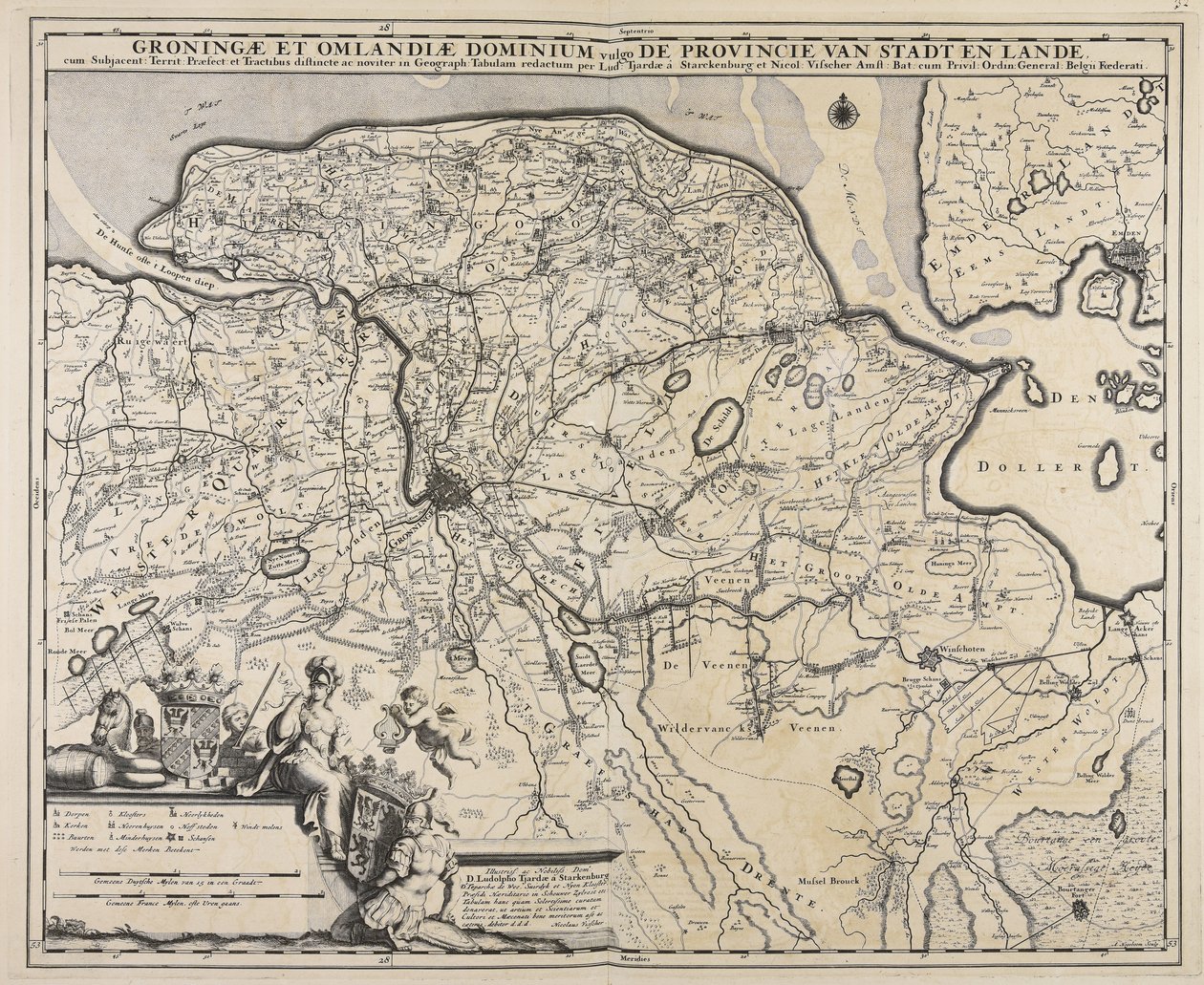 Dominio de Groninga y Omlandia, comúnmente conocido como la Provincia de Ciudad y Campo de Andries Hogeboom