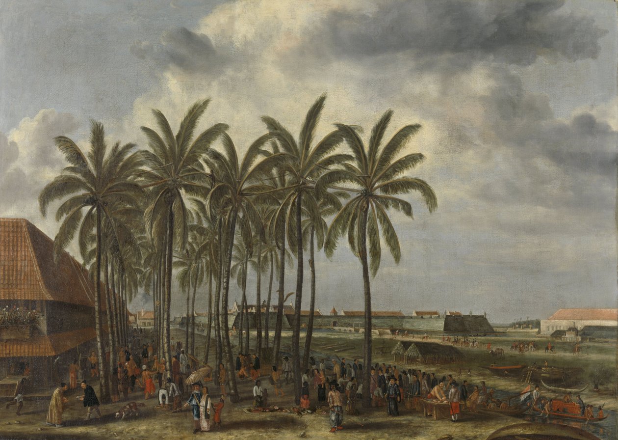 El castillo de Batavia, 1661 de Andries Beeckman