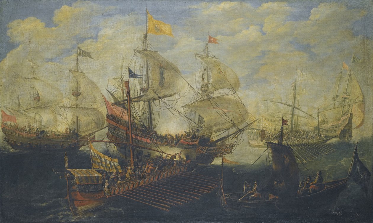 La Batalla de Lepanto el 7 de octubre de 1571 de Andries van Eertvelt