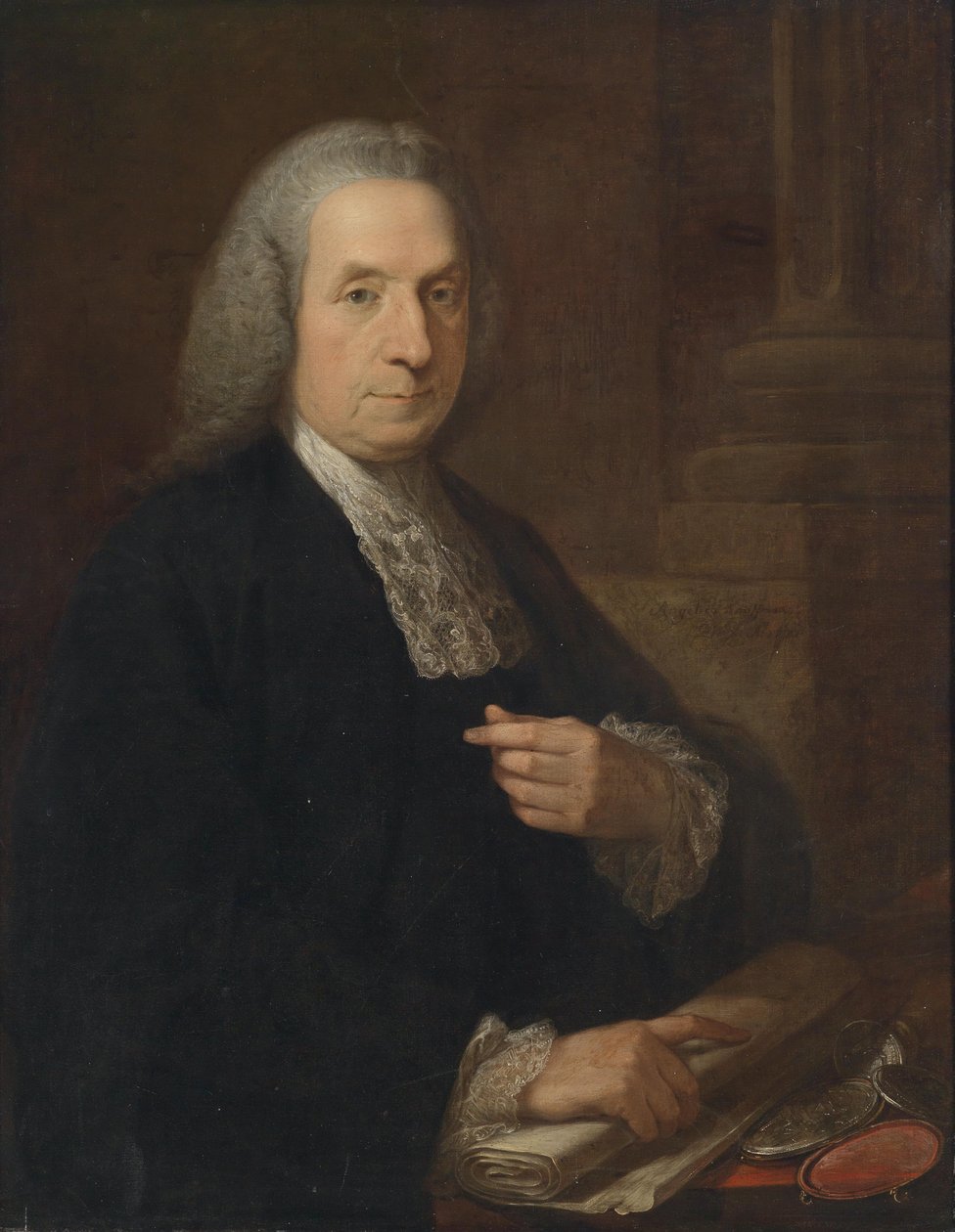 Retrato del jurista y político irlandés Philip Tisdall SL (1703-1777) de Angelica Kauffmann
