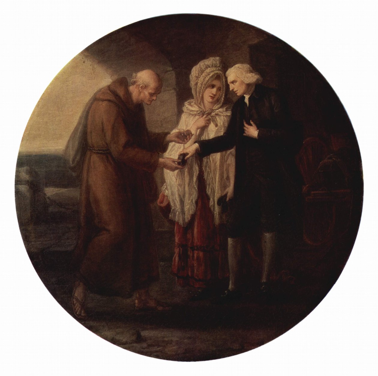 Monje de Calais de Angelica Kauffmann