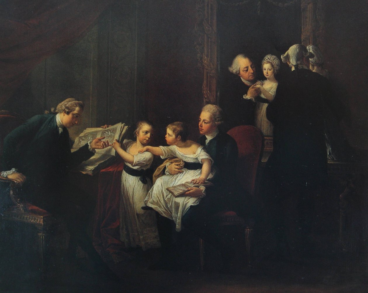 La familia Townshend de Angelica Kauffmann