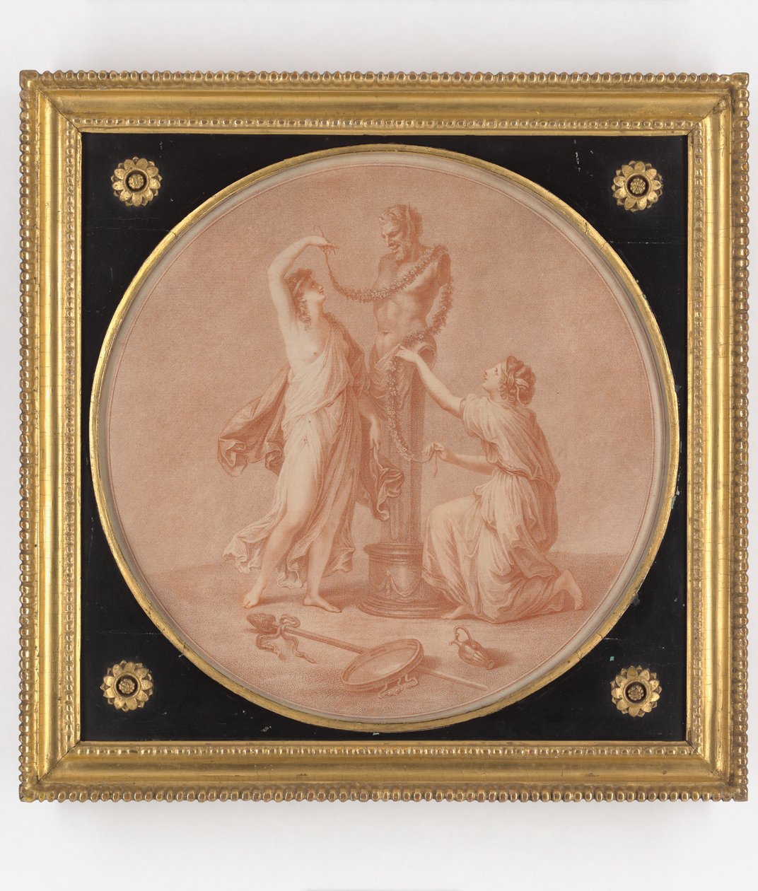 Un sacrificio a Pan, grabado por William Wynne Ryland, 1776 de Angelica Kauffmann