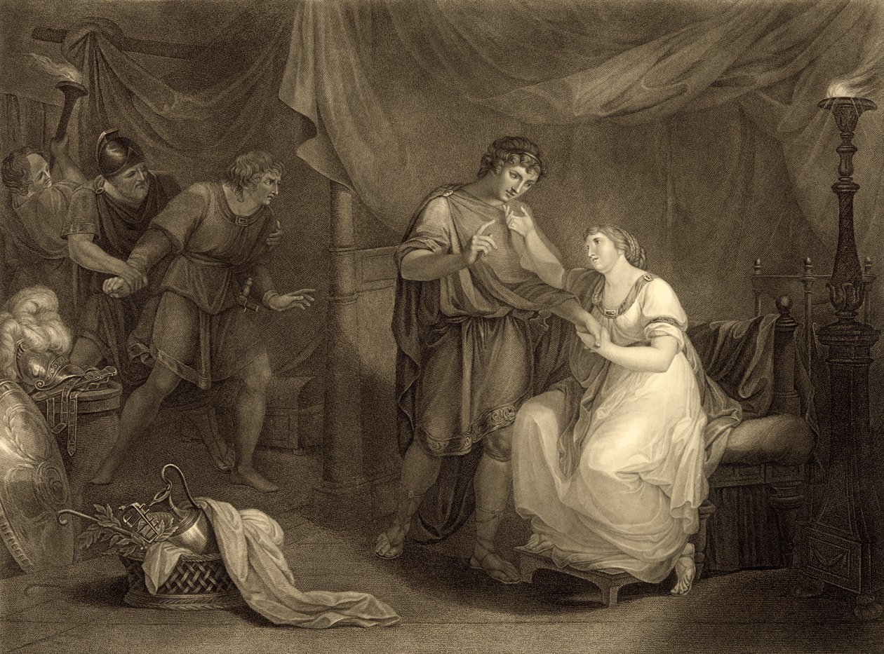 En la tienda de Calchas, Acto V, Escena II, de 