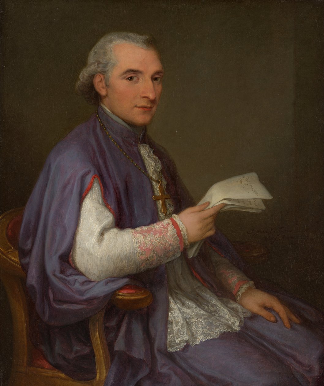 Monseñor Giuseppe Spina 1756-1828, 1798 de Angelica Kauffmann