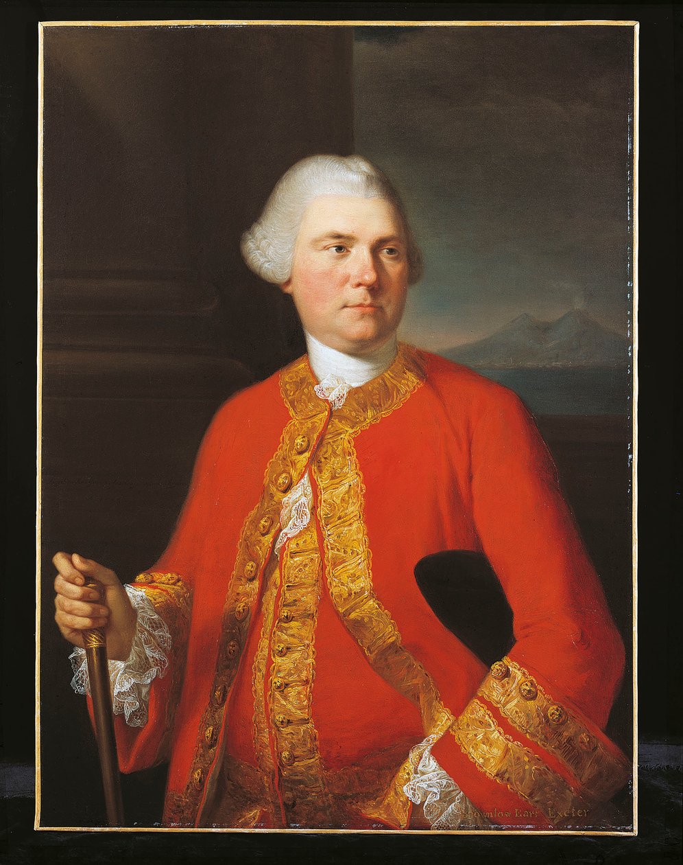 Retrato de Brownlow, IX conde de Exeter de Angelica Kauffman
