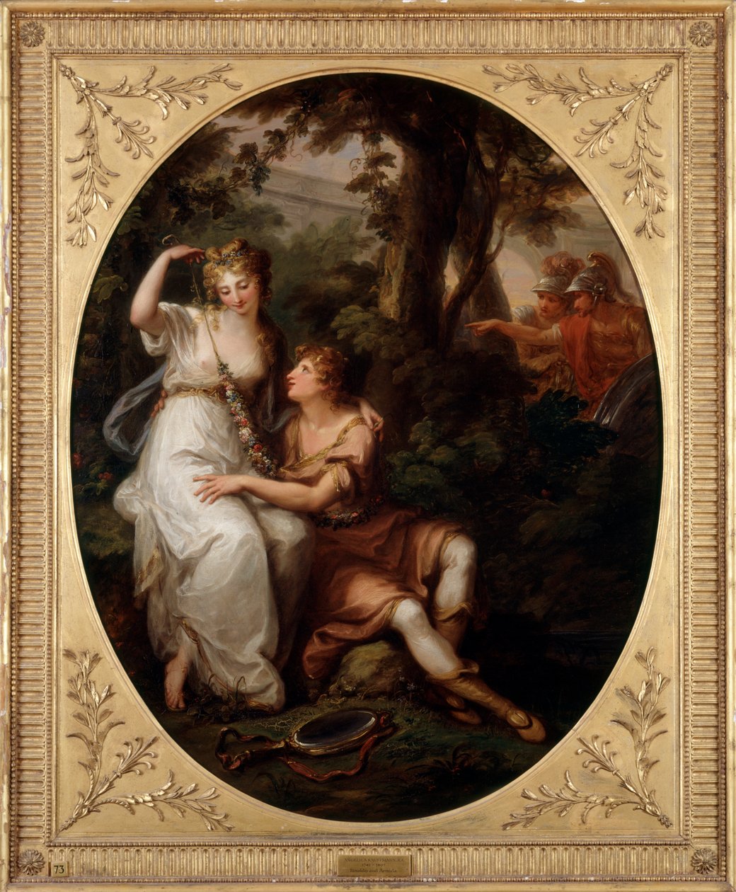 Rinaldo y Armida (óleo sobre lienzo) de Angelica Kauffman