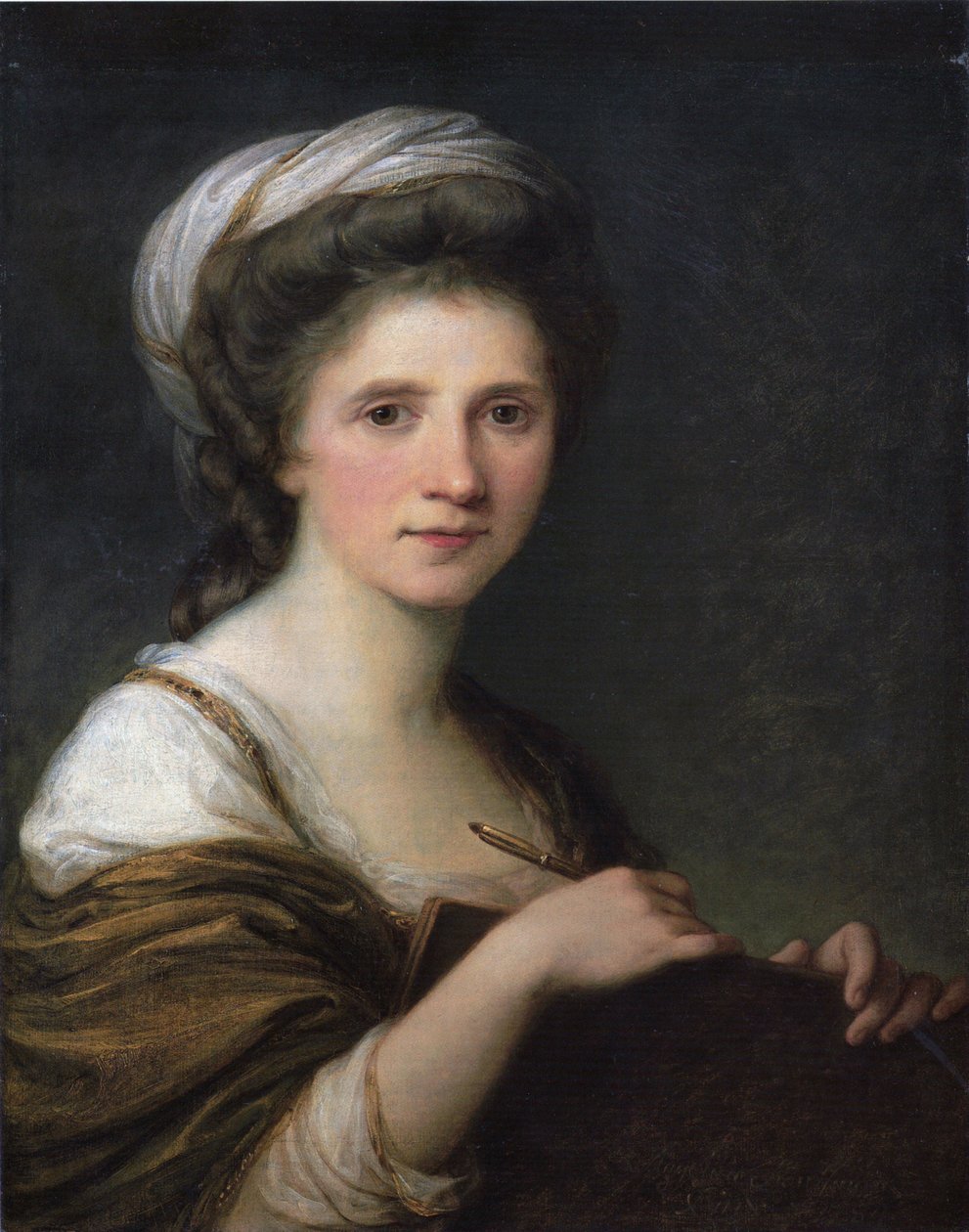 Alemán: Selbstbildnis Self-Portrait de Angelica Kauffmann