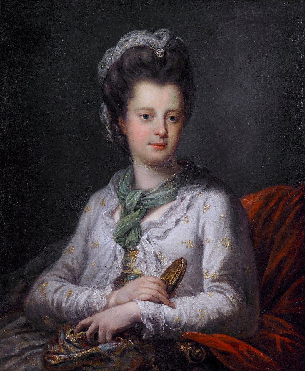 Retrato de Elizabeth Kerr, de soltera Fortescue, marquesa de Lothian de Angelica Kauffmann
