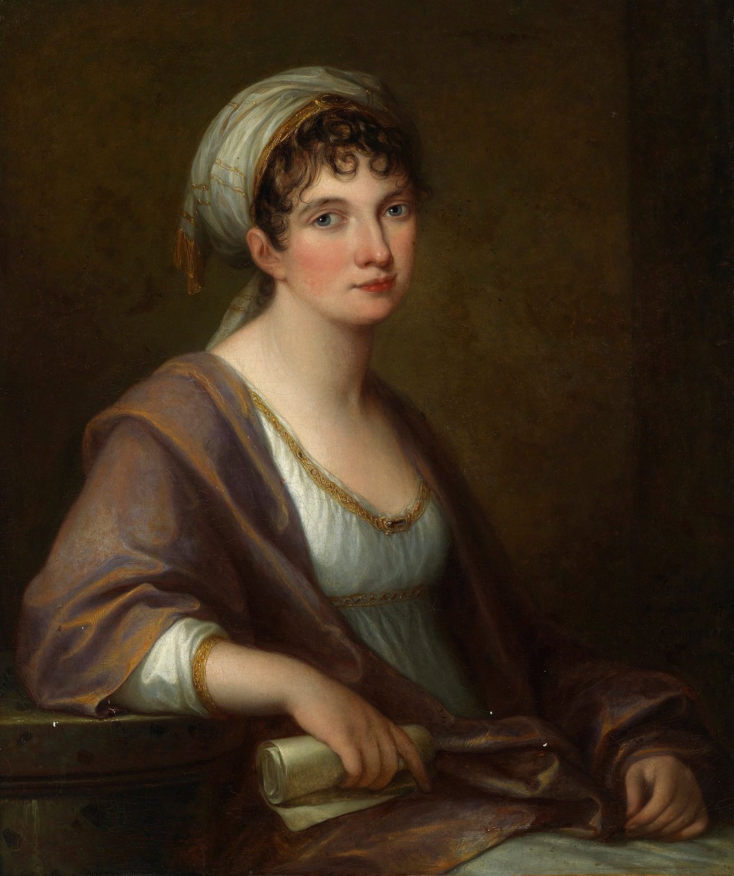Retrato de la princesa Franziska von Kaunitz-Rietberg de Angelica Kauffmann