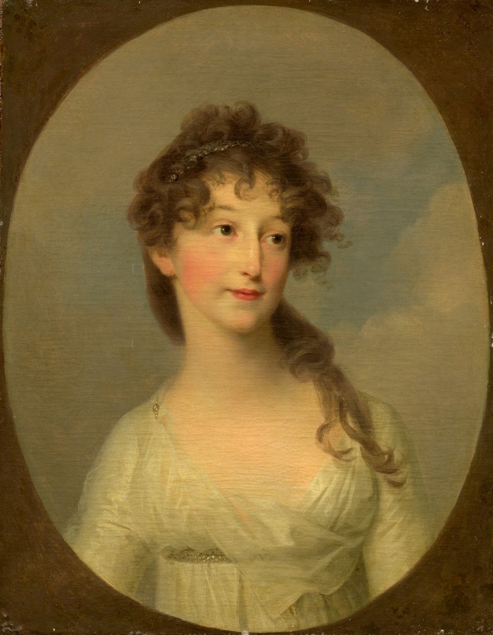 Posiblemente Franciska Krasinska, Duquesa de Curlandia de Angelica Kauffmann