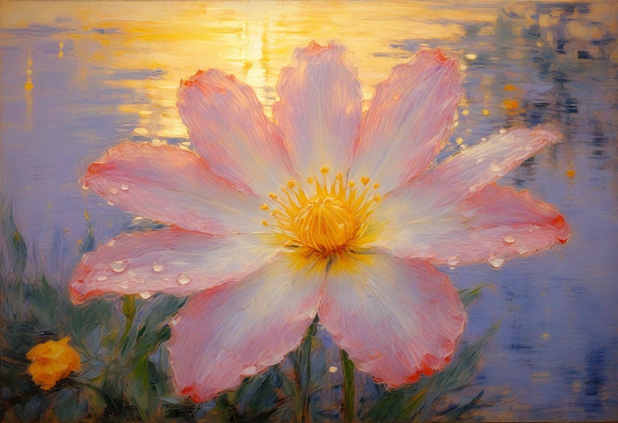 Florales 115, c.2025 (óleo sobre lienzo) de Angelita Hawke