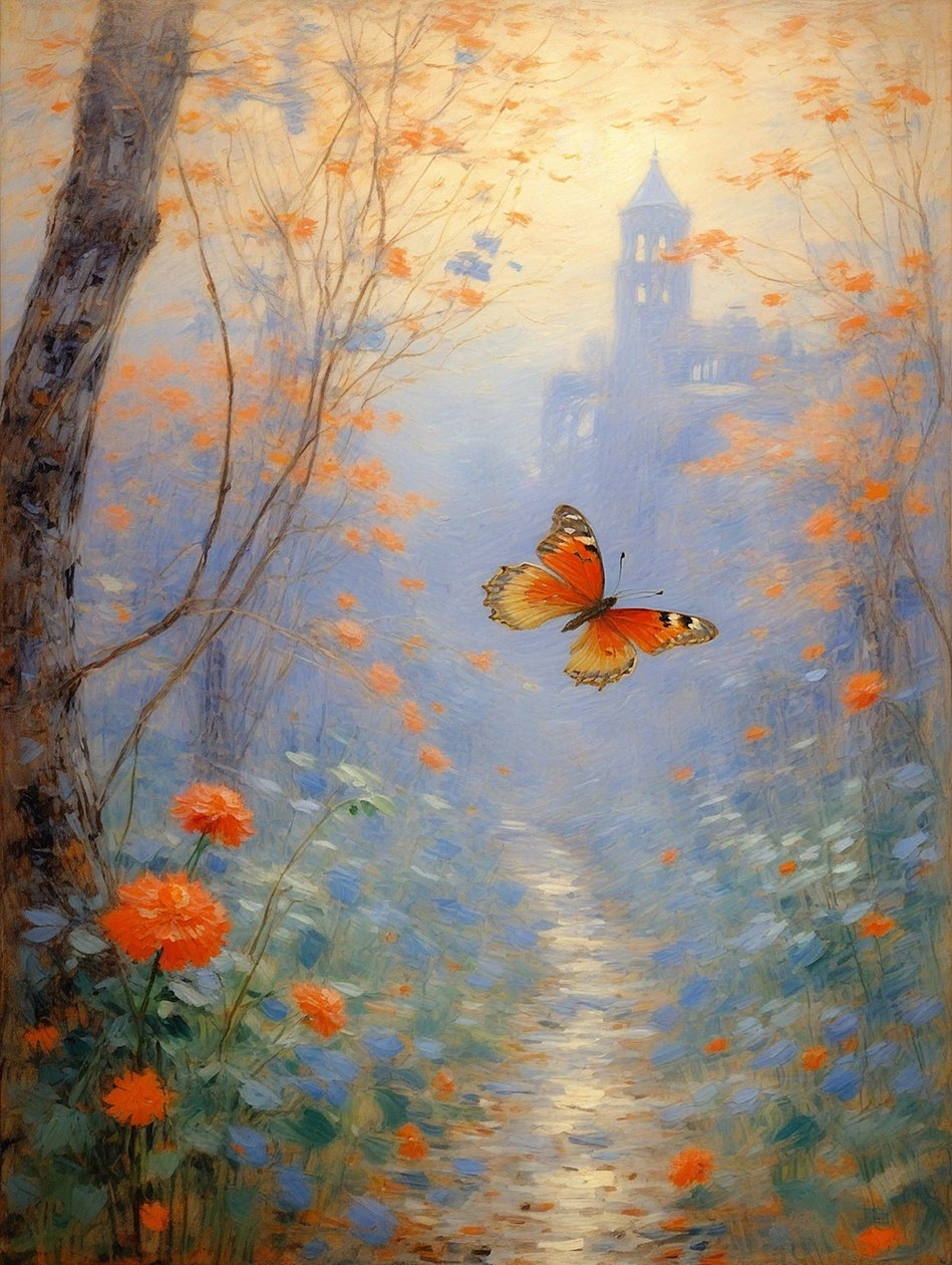 Florales 81, c.2023 (óleo sobre lienzo) de Angelita Hawke