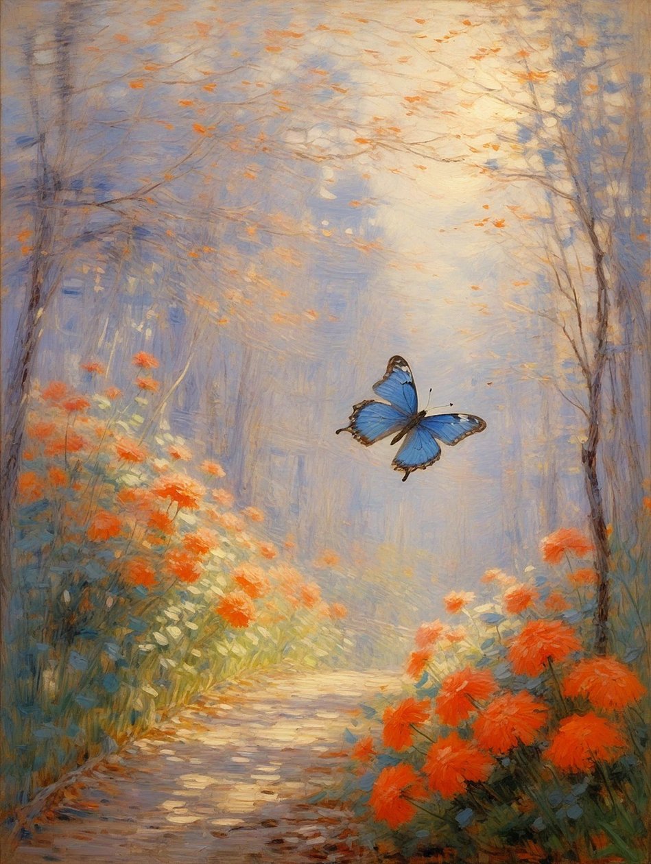 Florales 82, c.2023 (óleo sobre lienzo) de Angelita Hawke