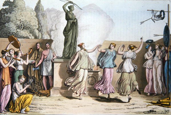 Danza Delia, ilustración de 
