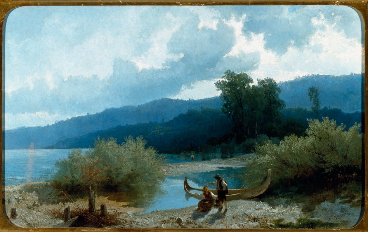 Paisaje del lago de Angelo Beccaria