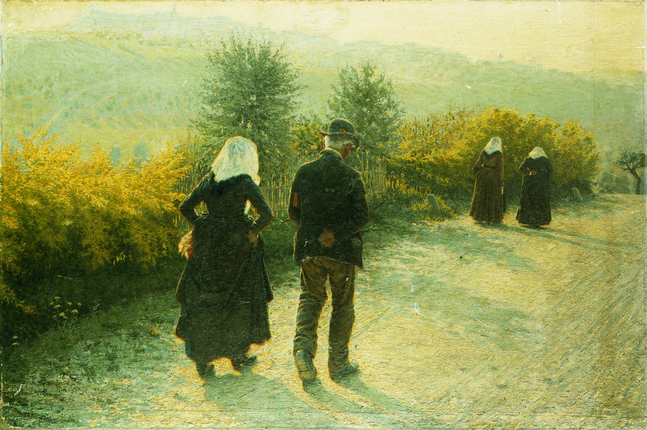 Alla Domenicale, 1890 de Angelo Morbelli