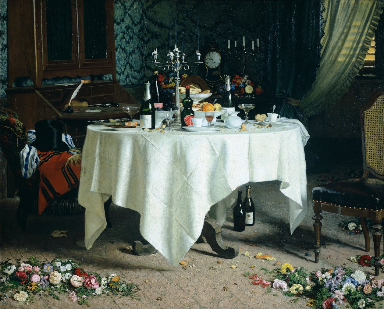 Asfixia, lado izquierdo de Angelo Morbelli