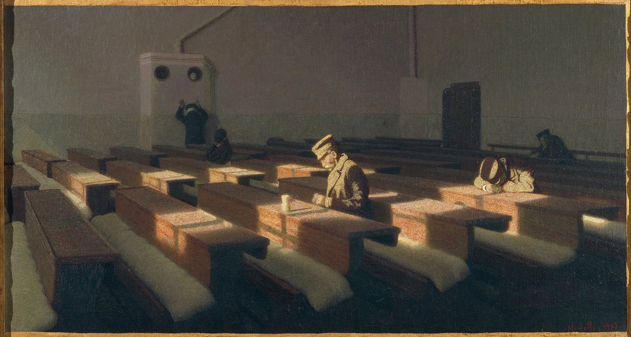 La Navidad de los que quedan de Angelo Morbelli