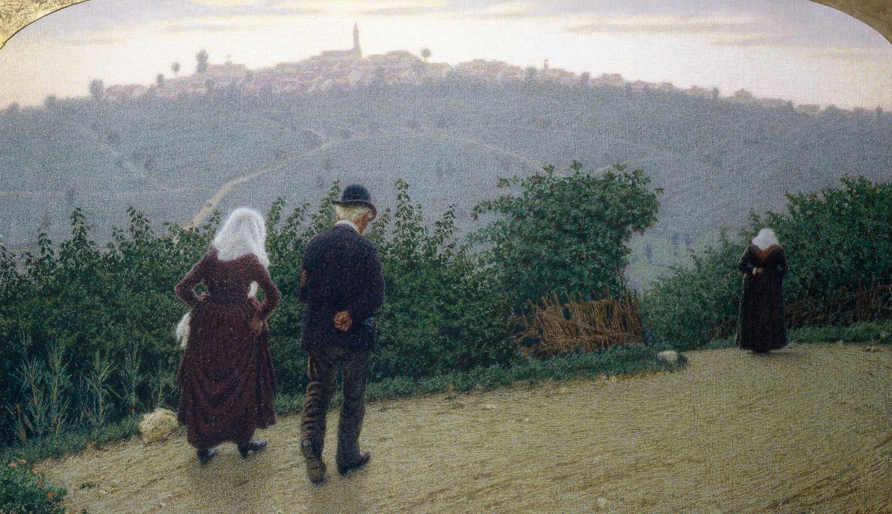 Amanecer dominical de Angelo Morbelli