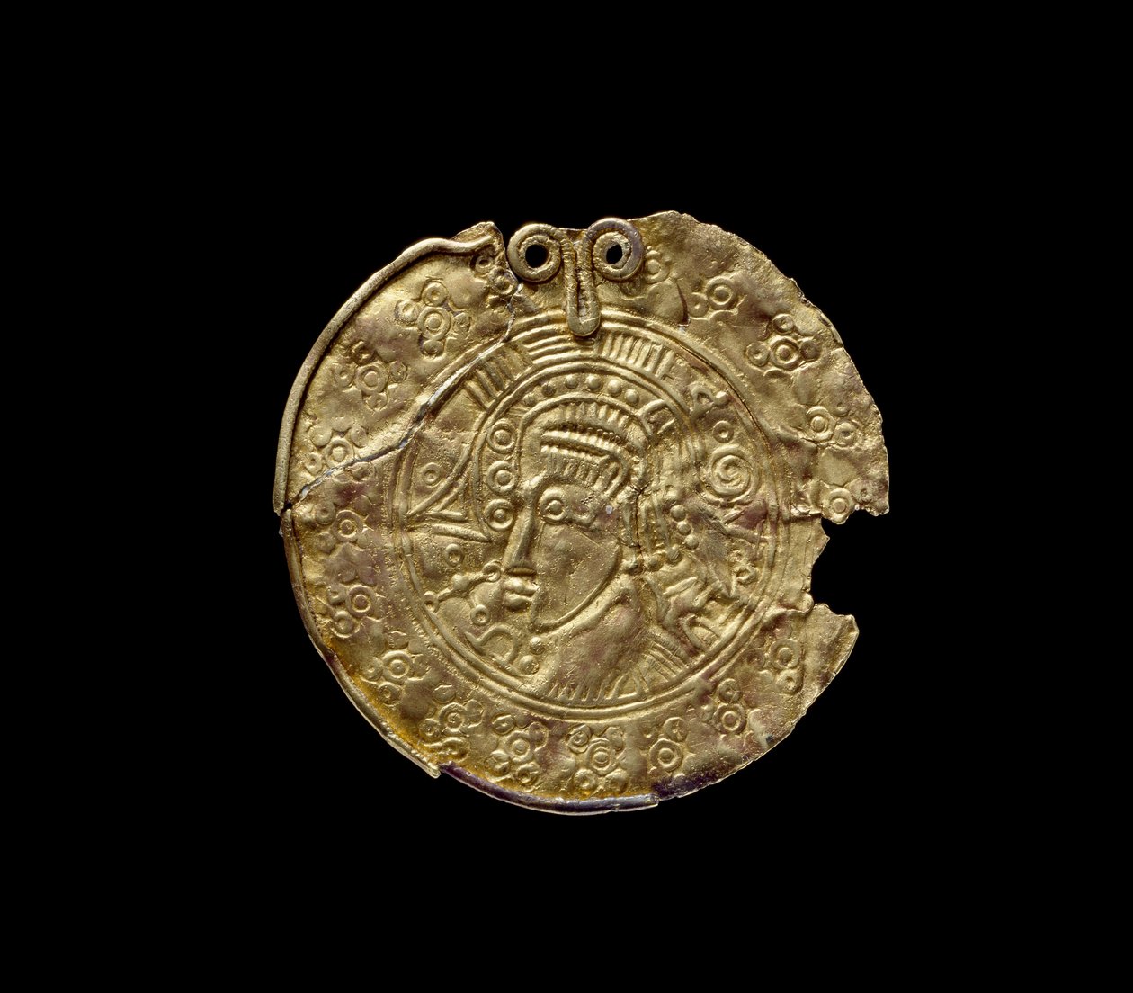 El Bracteato de San Giles (oro) de Anglo-Saxon