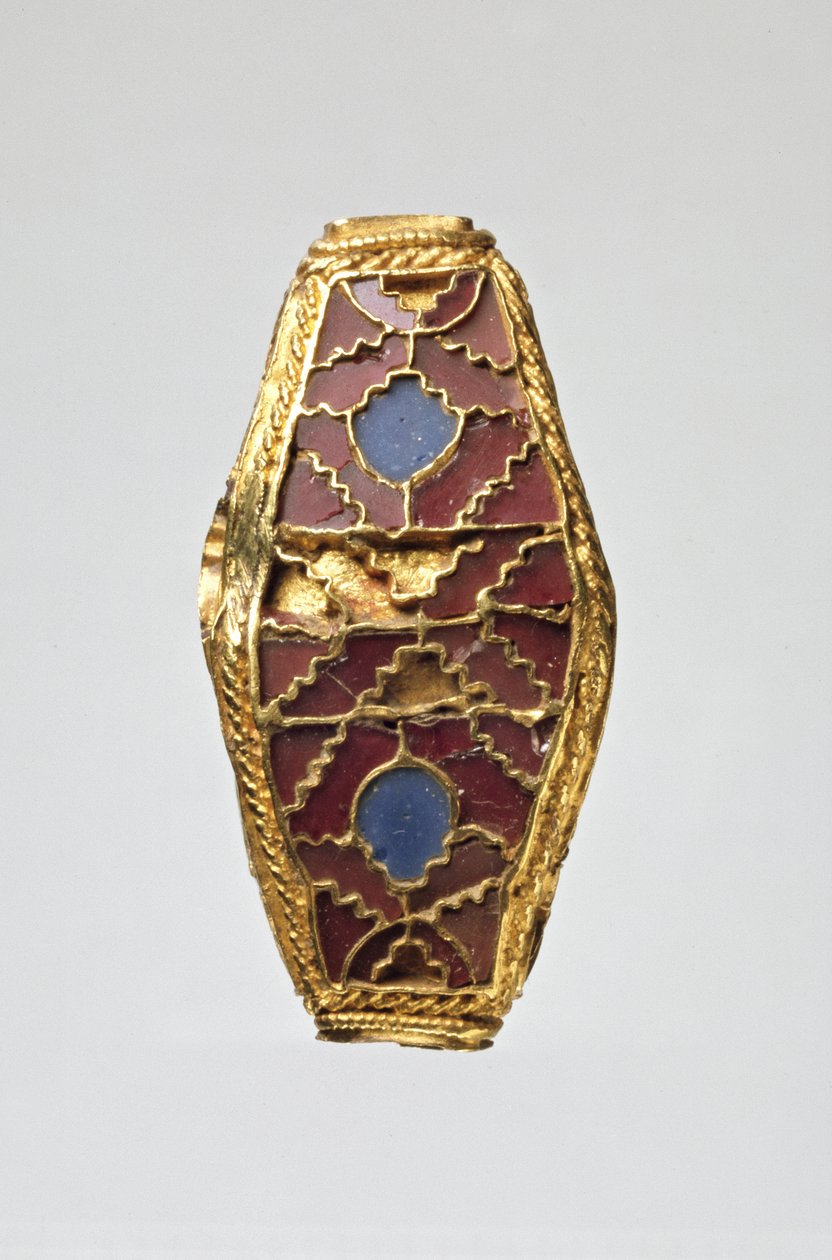 Cuentas lentoidales de cuatro lados de Anglo Saxon