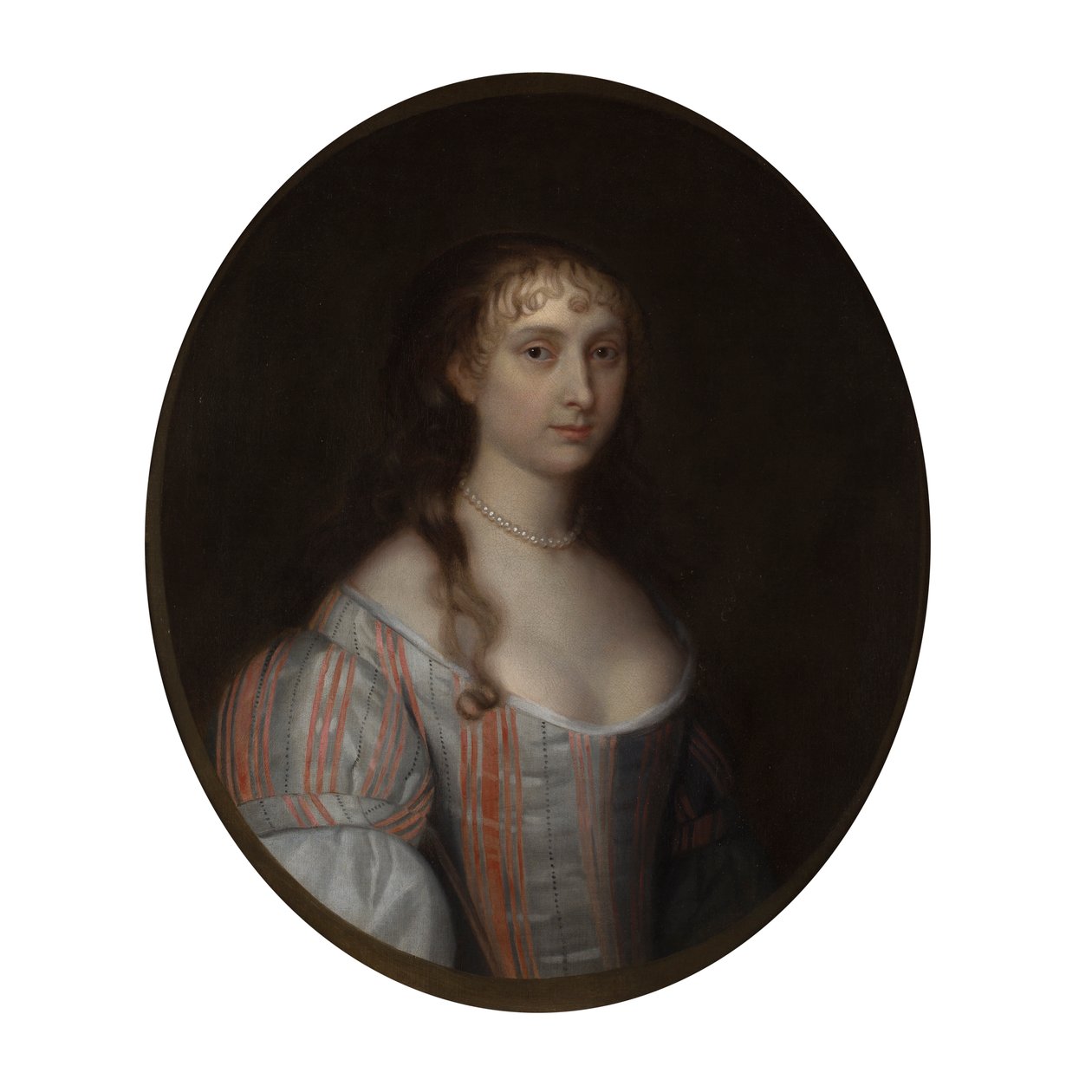 Retrato de una joven dama de Anglo-Flemish School