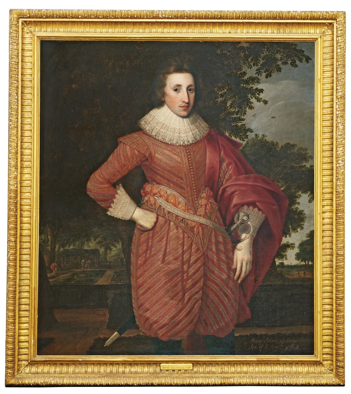Retrato de un caballero, tradicionalmente identificado como Enrique, Príncipe de Gales, c.1620 de Anglo Flemish School