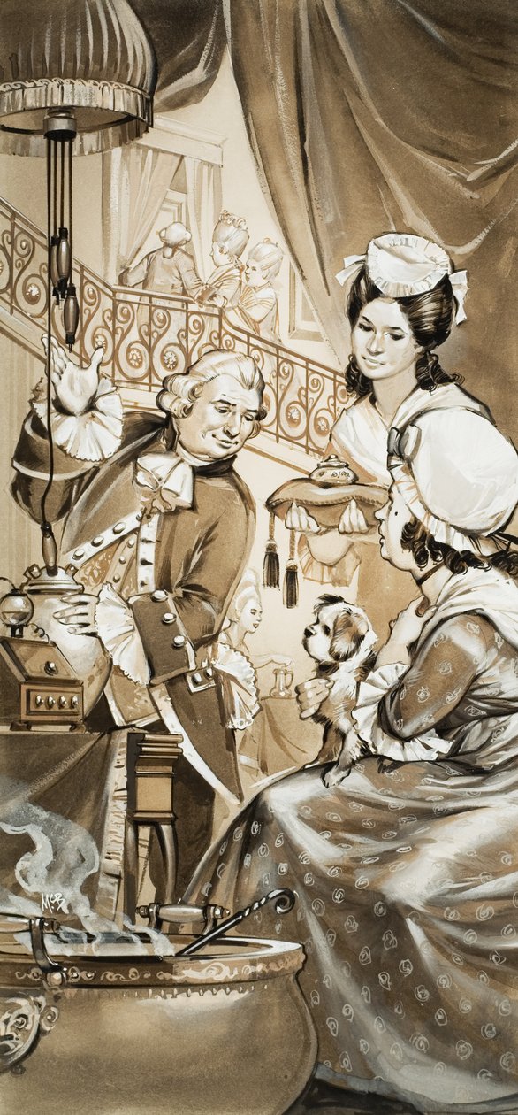 Conde Cagliostro (gouache sobre papel) de Angus McBride