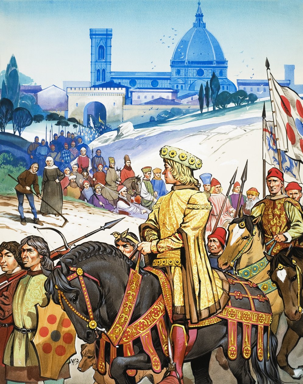 Grandes Acontecimientos de la Historia: El Renacimiento italiano -- Florencia y los Médicis de Angus McBride