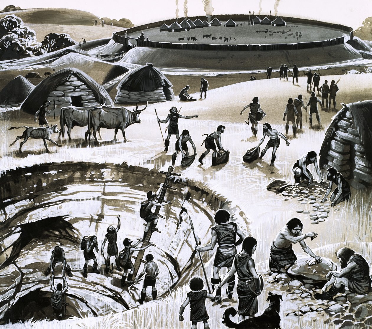 En Gran Bretaña, hace 4.000 años de Angus McBride