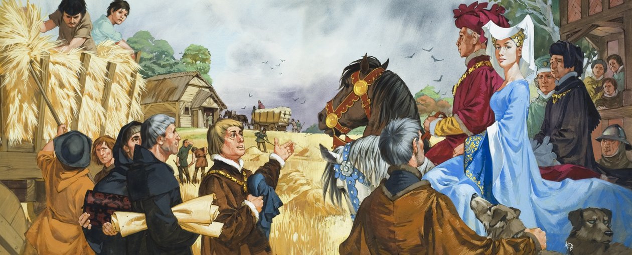 Propietario e inquilino (gouache sobre papel) de Angus McBride