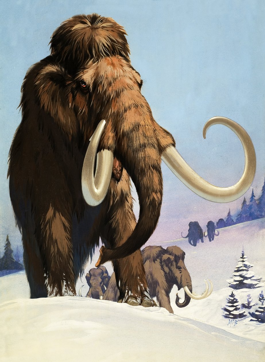Mamuts de la Edad de Hielo de Angus McBride