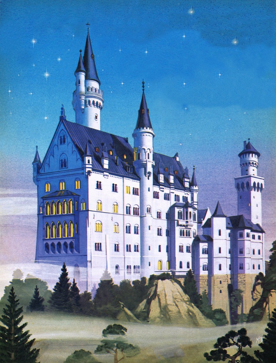 Neuschwanstein: un castillo de cuento construido por un loco de Angus McBride